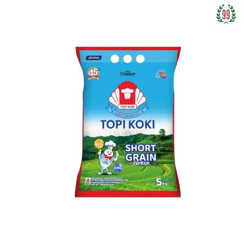 Pekanbaru Topi Koki Short Grain Heritage 5Kg