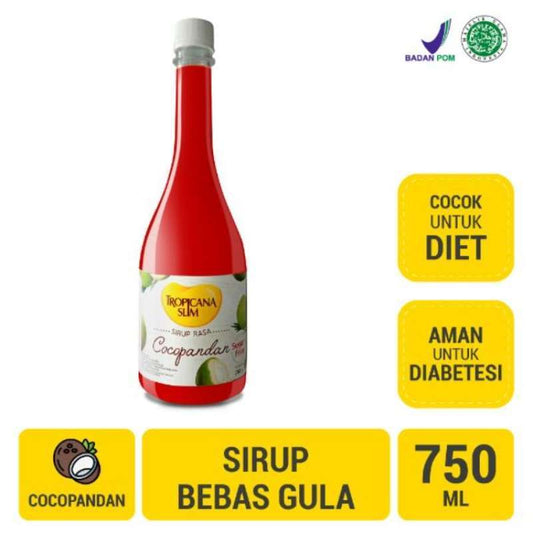 Pekanbaru Tropicana Slim Syrup Cocopandan 750Ml Botol