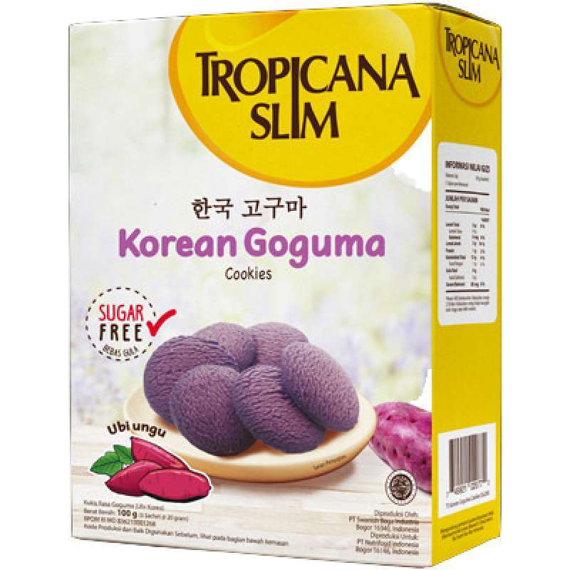 Pekanbaru Tropicana Slim Korea Goguma Cookies 20 G