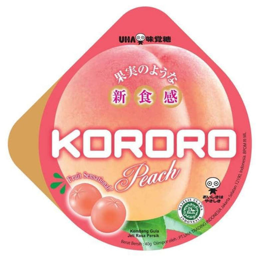 Pekanbaru Uha Kororo Peach Jelly Candy 40Gr