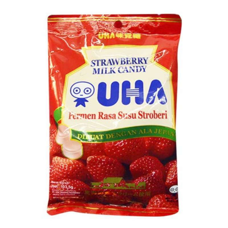 Pekanbaru Uha Strawberry Milk Candy 103 Gr