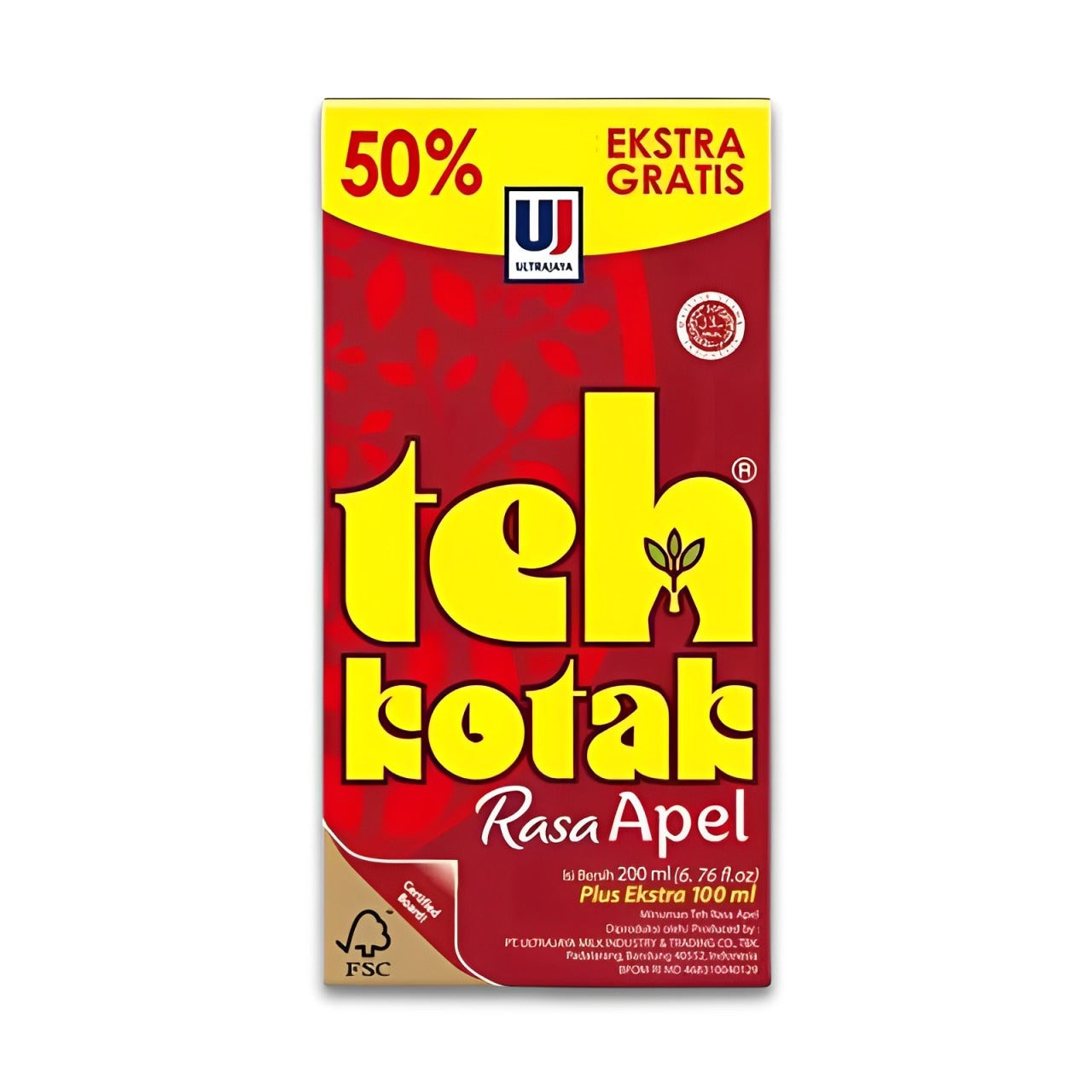 Pekanbaru Ultra Teh Kotak Apple 200Ml Tta