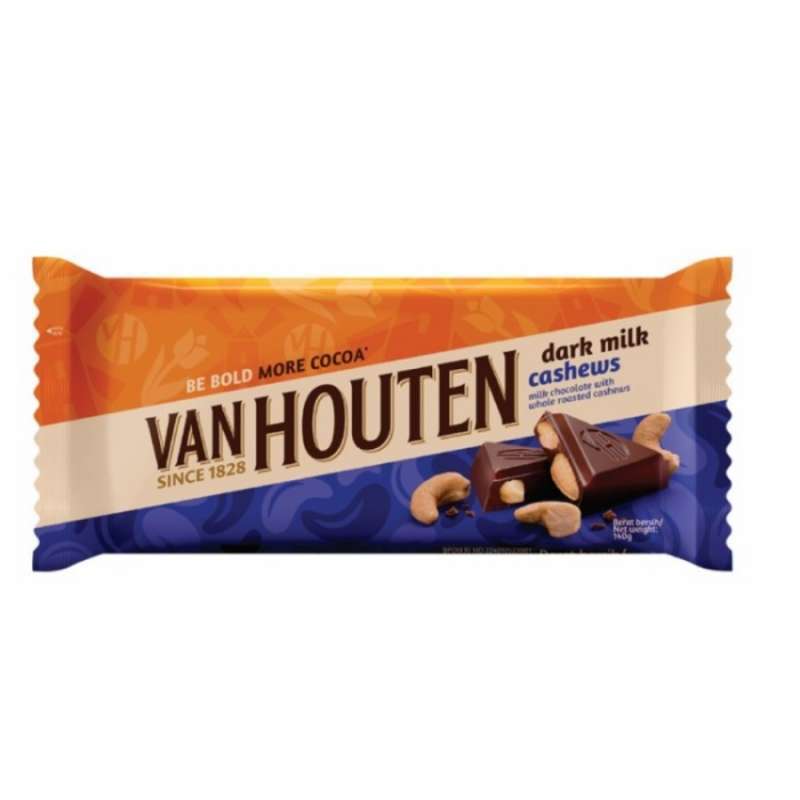 Pekanbaru Van Houten Dark Milk Cashew 140Gr