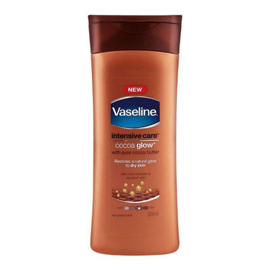 Pekanbaru Vaseline B/Lotion Cocoa Glow 200Ml