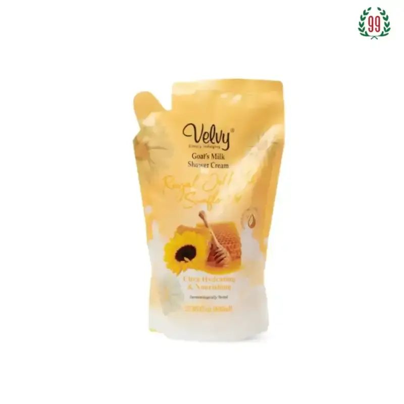 Pekanbaru VELVY SHOWER CREAM ROYAL JELLY&SUNFLOWER 800ML REFILL