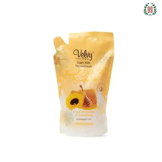 Pekanbaru VELVY SHOWER CREAM ROYAL JELLY&SUNFLOWER 800ML REFILL