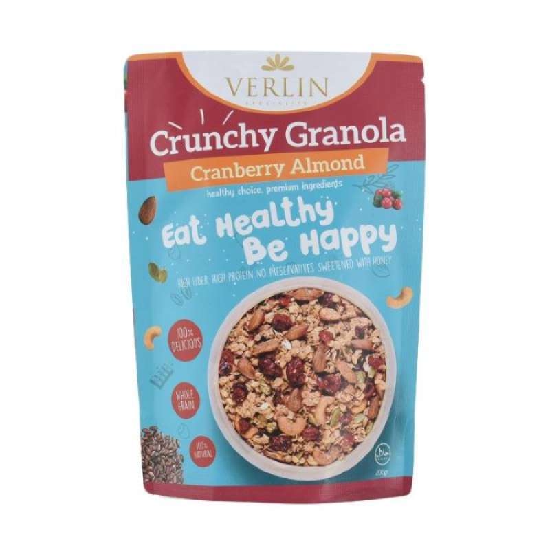 Pekanbaru Verlin Granola Cranberry Almond 200G