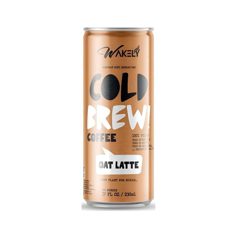 Pekanbaru Wakely Cold Brew Coffee Oat Latte 230Ml