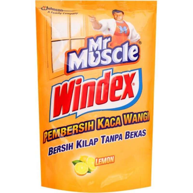 Pekanbaru Windex pembersih kaca lemon 425ml pch