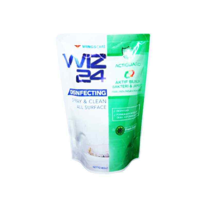 Pekanbaru Wiz24 disinfecting spray fresh 400ml rfl
