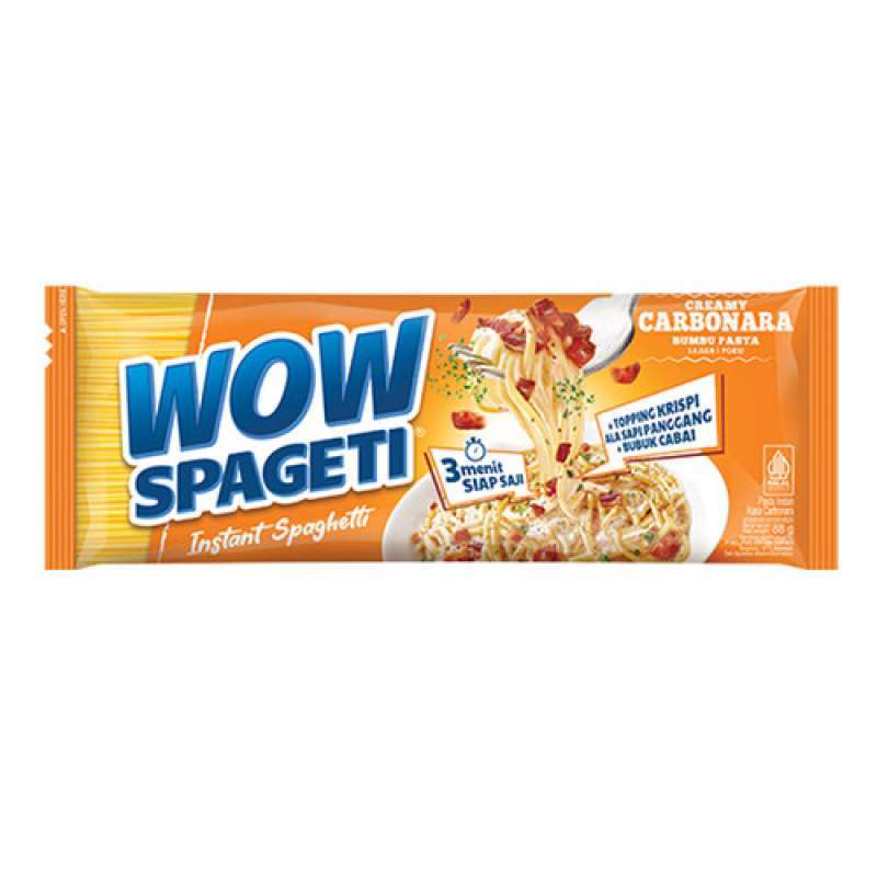 Pekanbaru Wow Spageti Creamy Carbonara 88G