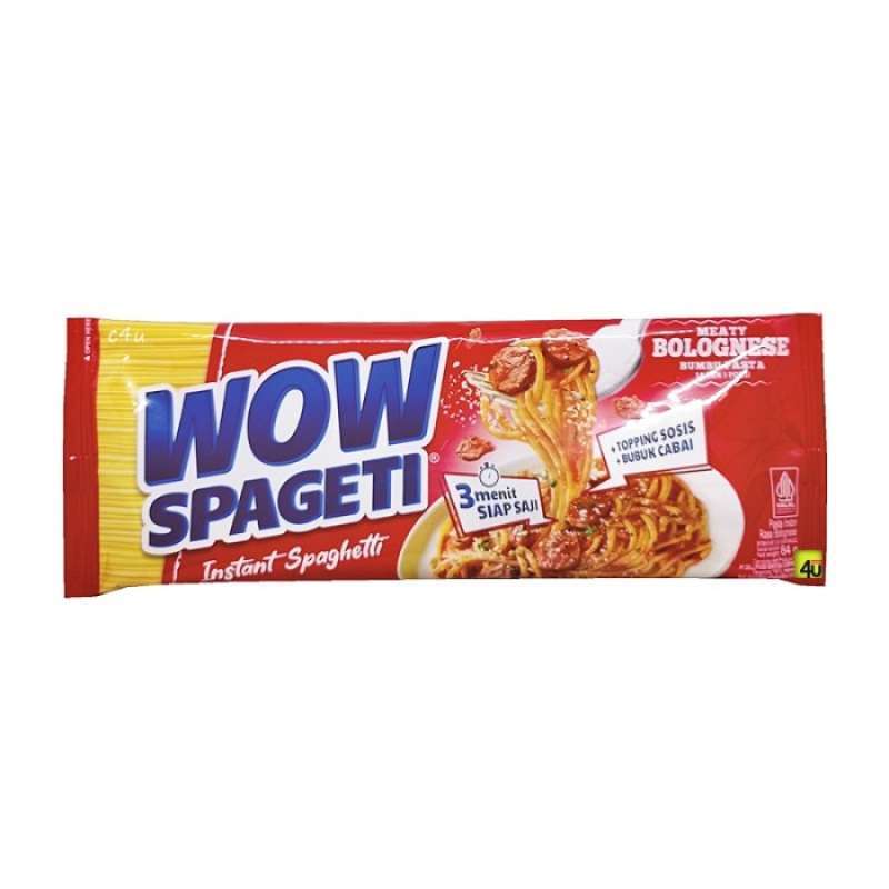Pekanbaru Wow Spageti Meaty Bolognese 88G