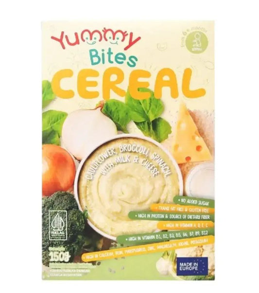 Pekanbaru Yummy Bites Cereal Cauliflower, Broccoli,Spinach 150G