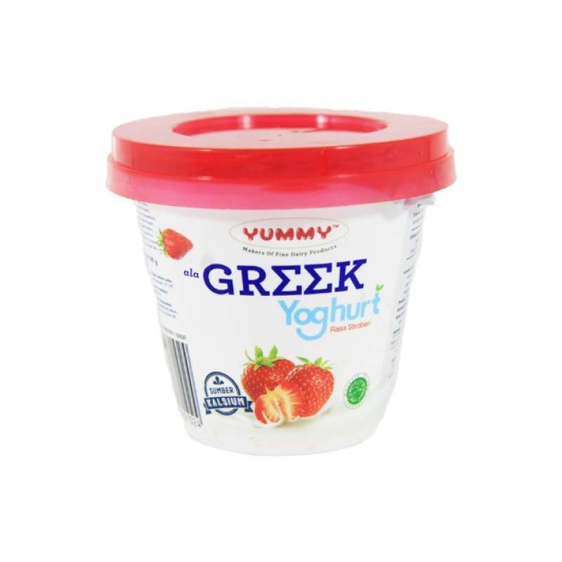 Pekanbaru Yummy Yghrt Greek Strawberry 100Gr