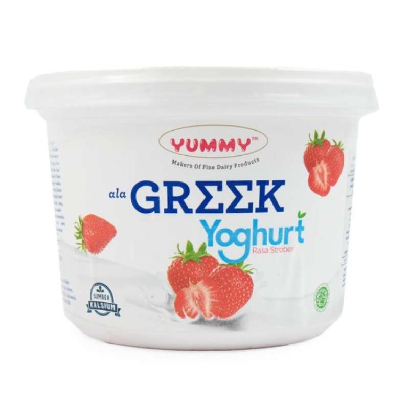 Pekanbaru Yummy Yghrt Greek Strawberry 500Gr
