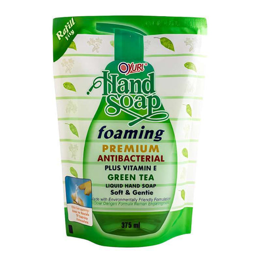 Pekanbaru Yuri Hs Foaming Prm Green Tea 375Ml Pouch