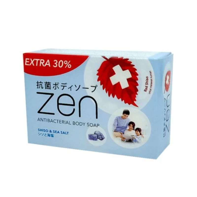 Pekanbaru ZEN BAR SOAP SHISO&SEA SALT 70GR