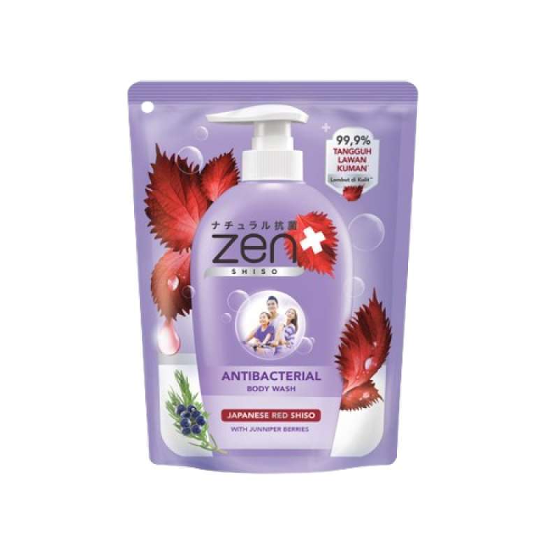 Pekanbaru ZEN BODY WASH SHISO&JUNIPER BERRIES 380ML POUCH