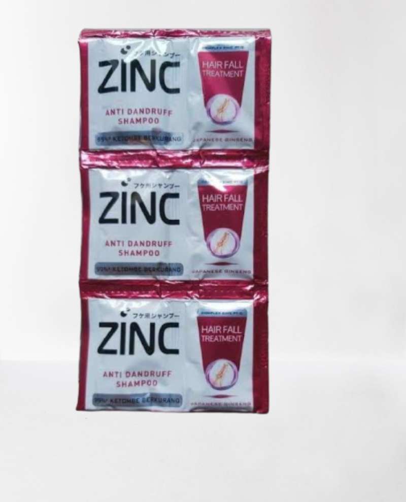 Pekanbaru Zinc Shampoo Hair Fall 12X10Ml