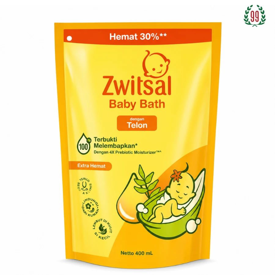 Pekanbaru Zwitsal H&B Bath Telon 400Ml Pouch