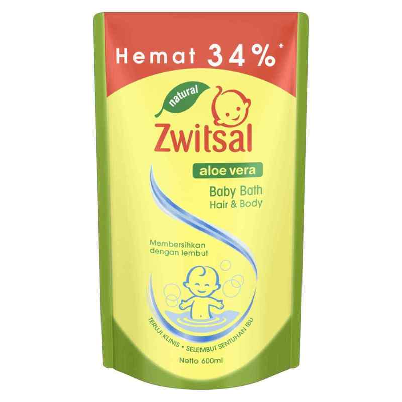 Pekanbaru Zwitsal H&B Bath Aloe Vera 600Ml Pch